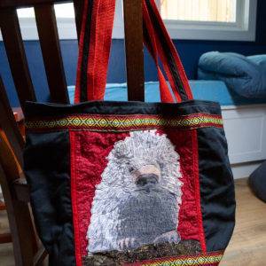 Porcupine Quilted Tote
