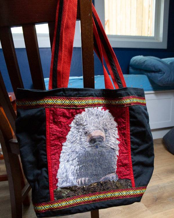 Porcupine Quilted Tote