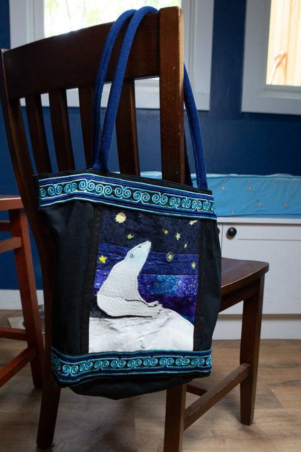 Polar Bear Quilted Tote