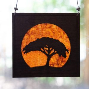 Window Decoration - baobab tree